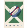 Palloni Sportivi Divertenti Giochi Estivi Poster Stampa Pallone da Rugby Pallacanestro Pittura su Tela per Cameretta Bambini Quadri da Parete Decorazione Camera da Letto Ragazzi