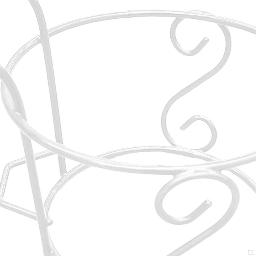 Hanging Planters Basket Metal Pot Plant Holder with Hook Over The Rail Flower