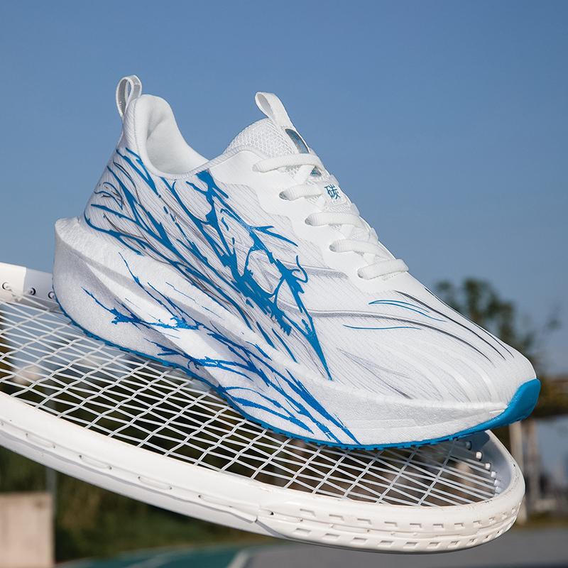 Men'S Lightweight Breathable Running Shoes Non-Slip Cushioning Sneakers For Athletic Training Jogging Gym Walking Outdoor Sports