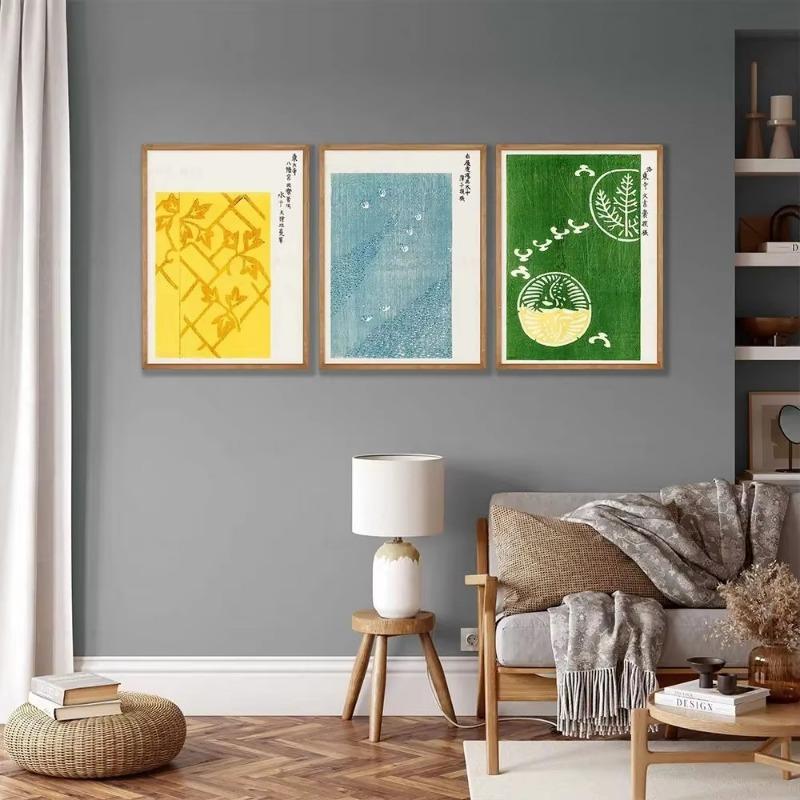 Taguchi Tomoki Vintage Japanese Exhibition Woodblock Poster and Prints Canvas Paintings Wall Art Pictures Home Decor Gift