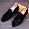 Movechain Herren Wildleder Slipper Herren Casual Stickerei Mokassins Oxfords Schuhe Mann Party Driving Flats EUR Größen 38-45