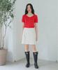Paul And Alice Pocket Mini Skirt / Cream
