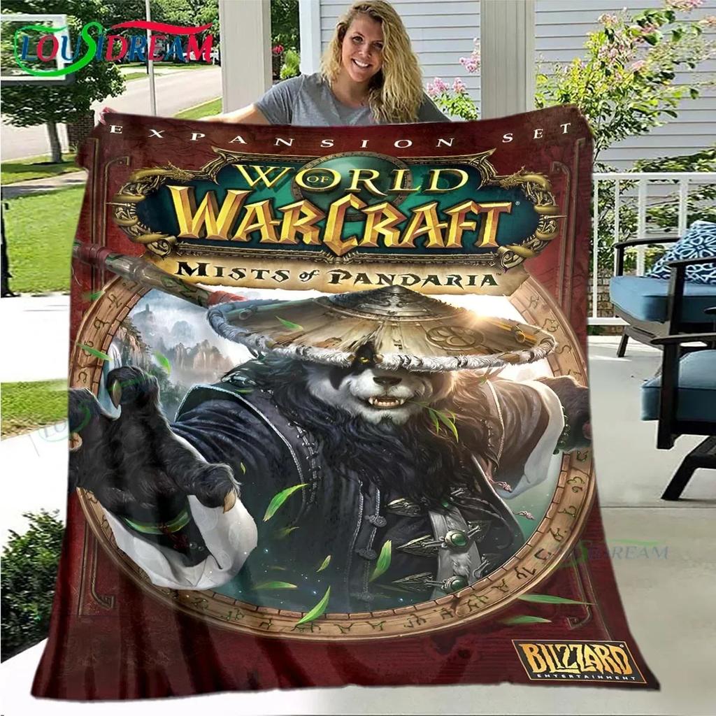 Luxury Game World W-Warcraft Blanket,Flannel Throw Blanket for Home Bedroom Bed Sofa Picnic Office Hiking Leisure Nap