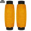 1 Pair Portable Welding Arm Guard PU Leather Welding Sleeves Heat Resistant Flame Retardant Arm Protection For Industrial Work