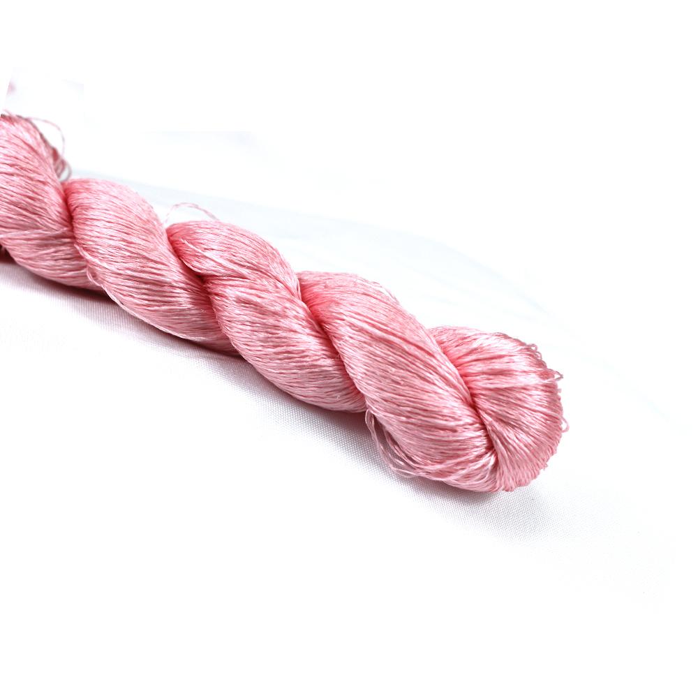 Filo di seta 1pz 100% ricamo a mano ricama punto croce 400m filo da ricamo in seta serie rosa 8 colori sfumati
