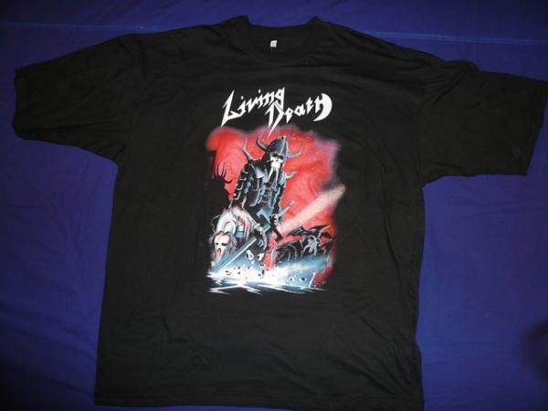 LIVING DEATH t-shirt, Vengeance of Hell, reprinted shirt Unisex T-Shirt