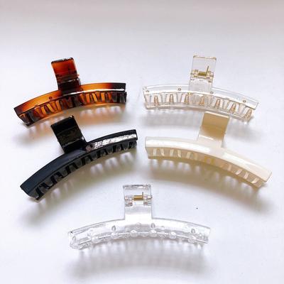 New Hyperbole Big Acrylic Hair Claw Clips Big Size Rectangle Makeup Hair Styling Barrettes for Women Hair Accessories
