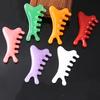 Body Meridian Massage Comb Resin Five Wide Tooth Comb Acupuncture Therapy Blood Circulation Anti-Static Smooth Hair Comb