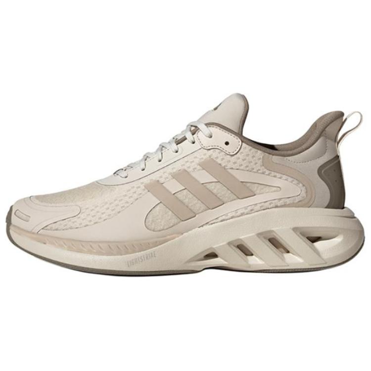 Adidas All Day Power E Comfortable Soft Non-Slip Durable Low-Top Casual Running Shoes Unisex Sneakers Beige JP9774