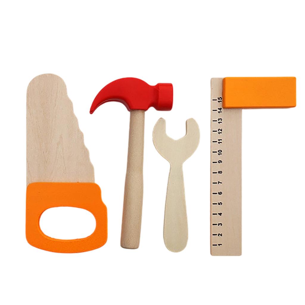 Early Learning Wood Carpenter Tool Set For Children Carpenter Role Playing Game Educational Hand Eye Coordination Toy