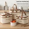 Portable Thickened Insulated Picnic Bag with Aluminum Foil for Outdoor Lunch and Ice Pack Storage