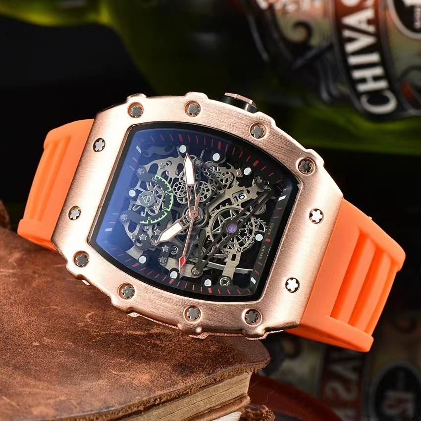 Best-Selling New Richard Skeleton Barrel Sport Men's Watch