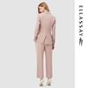 ELLASSAY Women's High-Waist Straight Cropped Suit Pants