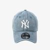 New Era New York Yankees Denim Unstrukturierte Baseballkappe Hellblau 14881501