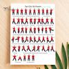 Rutină Tai Chi pentru Începători Diagramă de Exerciții 2 Bucăți, Poster Imagine în Oglindă 10 Forme, Ghid de Corectare a Posturii Mișcărilor pentru Începători Vârstnici, Referință de Antrenament