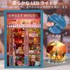 CRESYMME Dollhouse Miniature Wooden 3D DIY for Adults Sweets Kit, Puzzle, Handmade, (Aozora Shop)