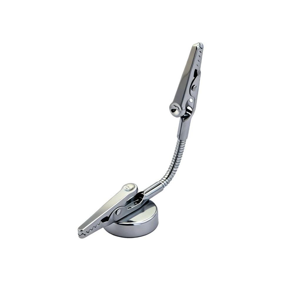 Flexible Alligator Clip Metal Office Name Card Clip Portable Memo Photo Holder  Gift