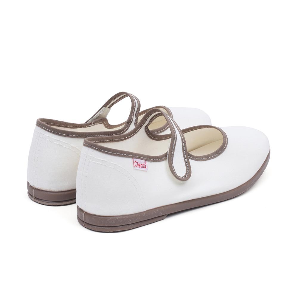 Cienta Women Mercedes Reina Canvas White