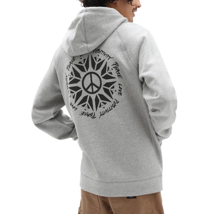 Vans Comfortable Durable Casual Simple Hoodie Unisex Hoodies Gray VN0A49SNZE4