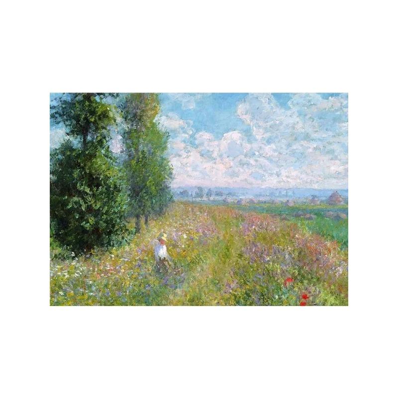 Claude Monet Exhibition Art Posters Canvas Oil Painting Garden Boat Lake Landscape Nature Landscape Wall Art Room Home Decor