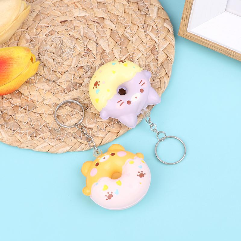Donut Vent Pendant Slow Rebound Decompression Vent Toy Pendant Keychain Toys