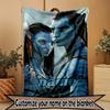 Custom Name Personalized Avatar Print Blanket, Home Decor, Bedroom, Sofa, Camping, Couch, Gifts for Birthday ChristmasEnthusiasts