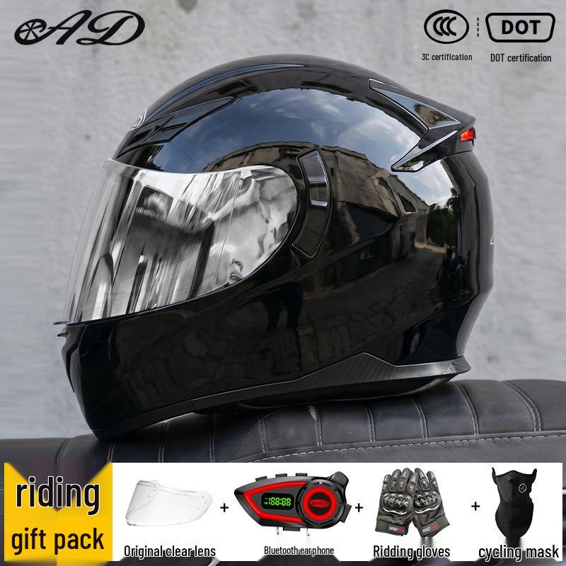 Bluetooth Flip-up Motorcycle Helmet, 3C Certified for Off-road and Electric Vehicles