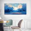 WCIC New Art Cloth Spectacular And Spectacular Scenery Of Clouds Abstract Cloud Decorative Painting Home Wall Decoration Hanging Painting