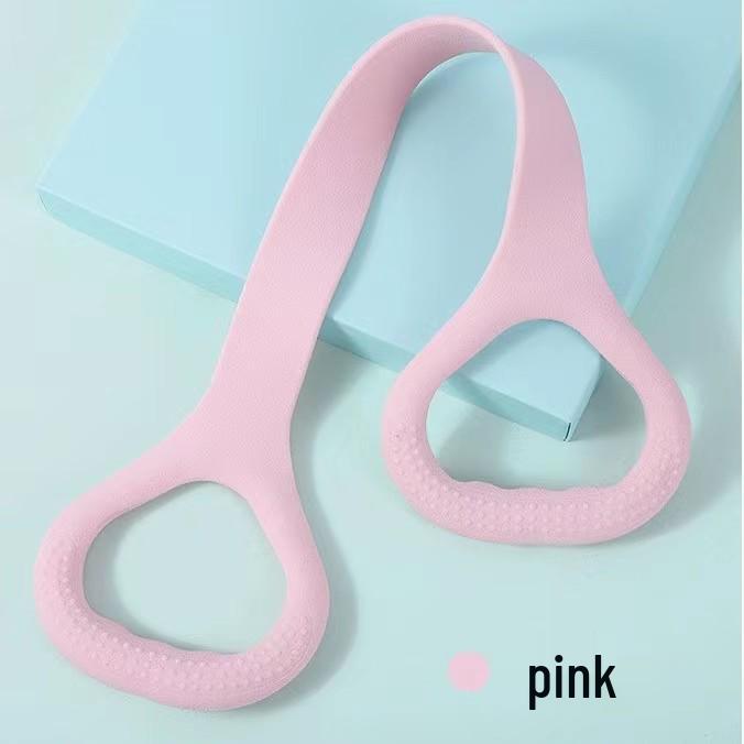 Chest Expander 8-Shaped Silicone Resistance Band for Yoga and Shoulder Massage