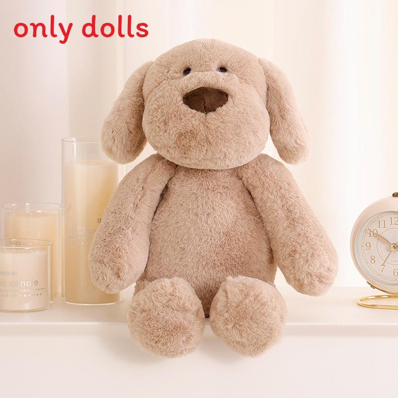 

Soft Friendly Kids Dog Plush Toy With Tie Dye Design For Sleep Comfort And MilkTea,30cm