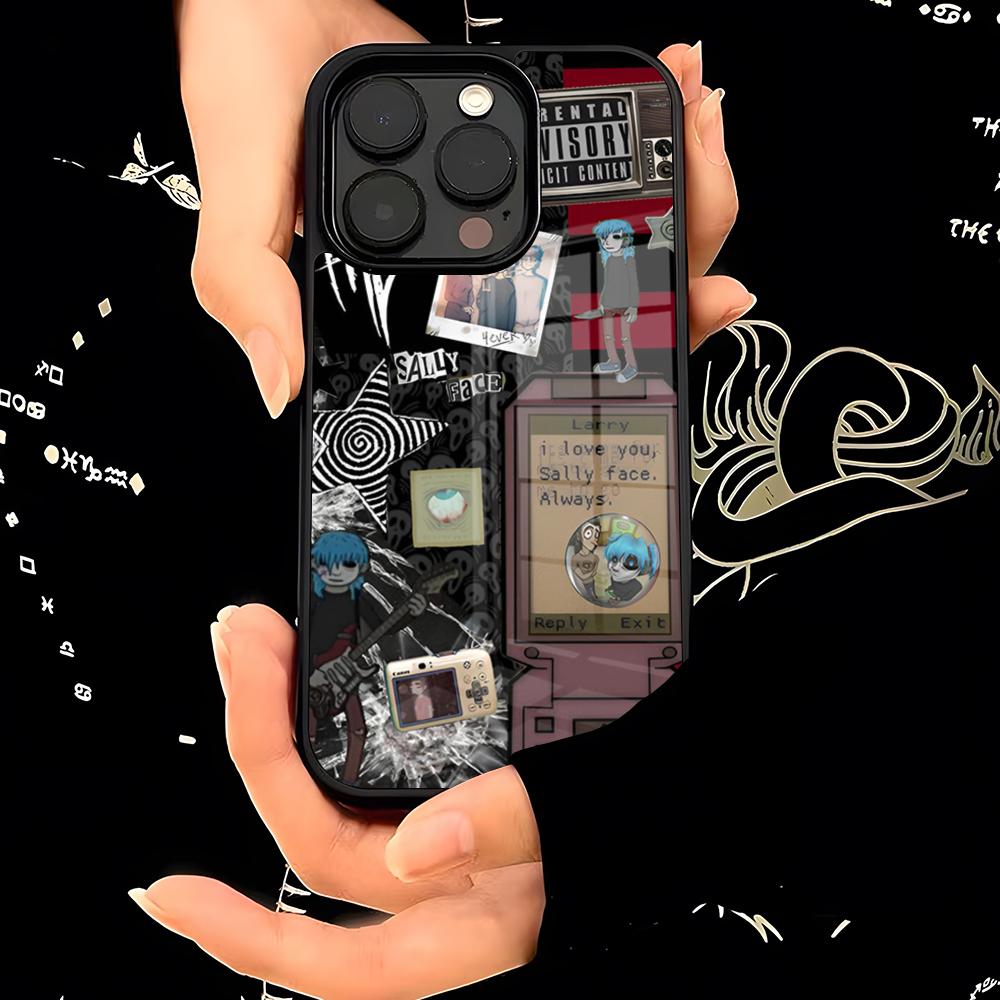 Game Sally Face Phone Case PC+TPU For IPhone 17 16 15ProMax 13 16 11 12 14 Pro Xs Max Mini Xr X Plus Cover