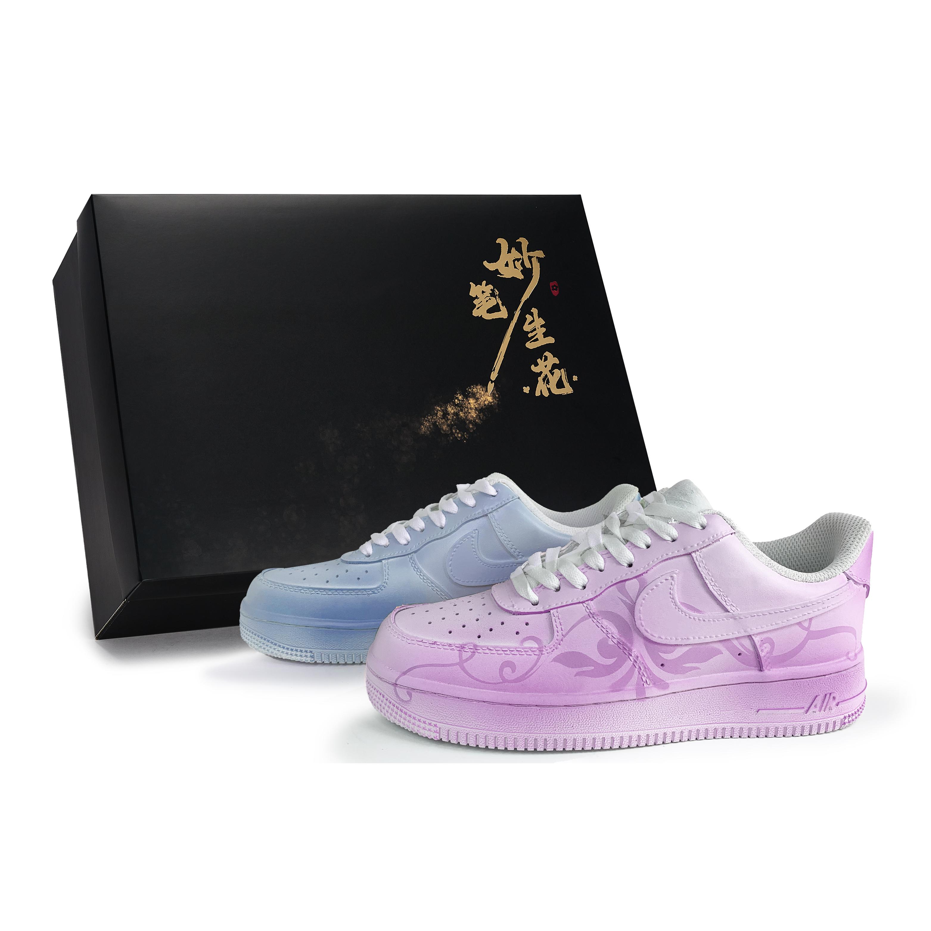 

Nike Air Force 1 Skateboard Shoes Unisex Low Top Blue/Purple CW2288-111(Team171-BOX) 37.5