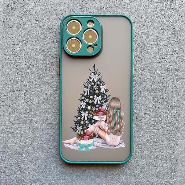 Beauty Makeup City Girl Pattern Case For iPhone 16 15 X XR XS 14 13 12Mini 11 Pro Max drawn girl Cover For iPhone 7 8 Plus SE2