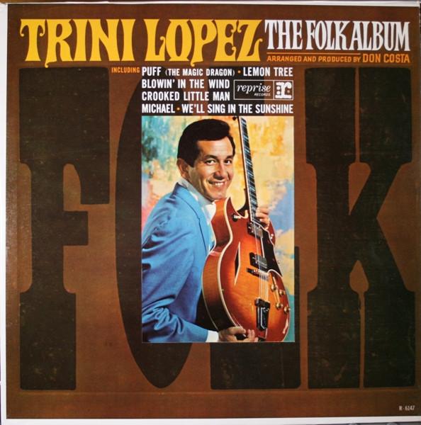 

LP Record TRINI LOPEZ - The Folk Album R6147 Reprise Records 1965 UK Pop Used
