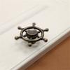 Steering Wheel Wardrobe Knob Zinc Alloy Cabinet Drawer Handle Cupboard Pulls Simple Furniture Decoration Easy To Install