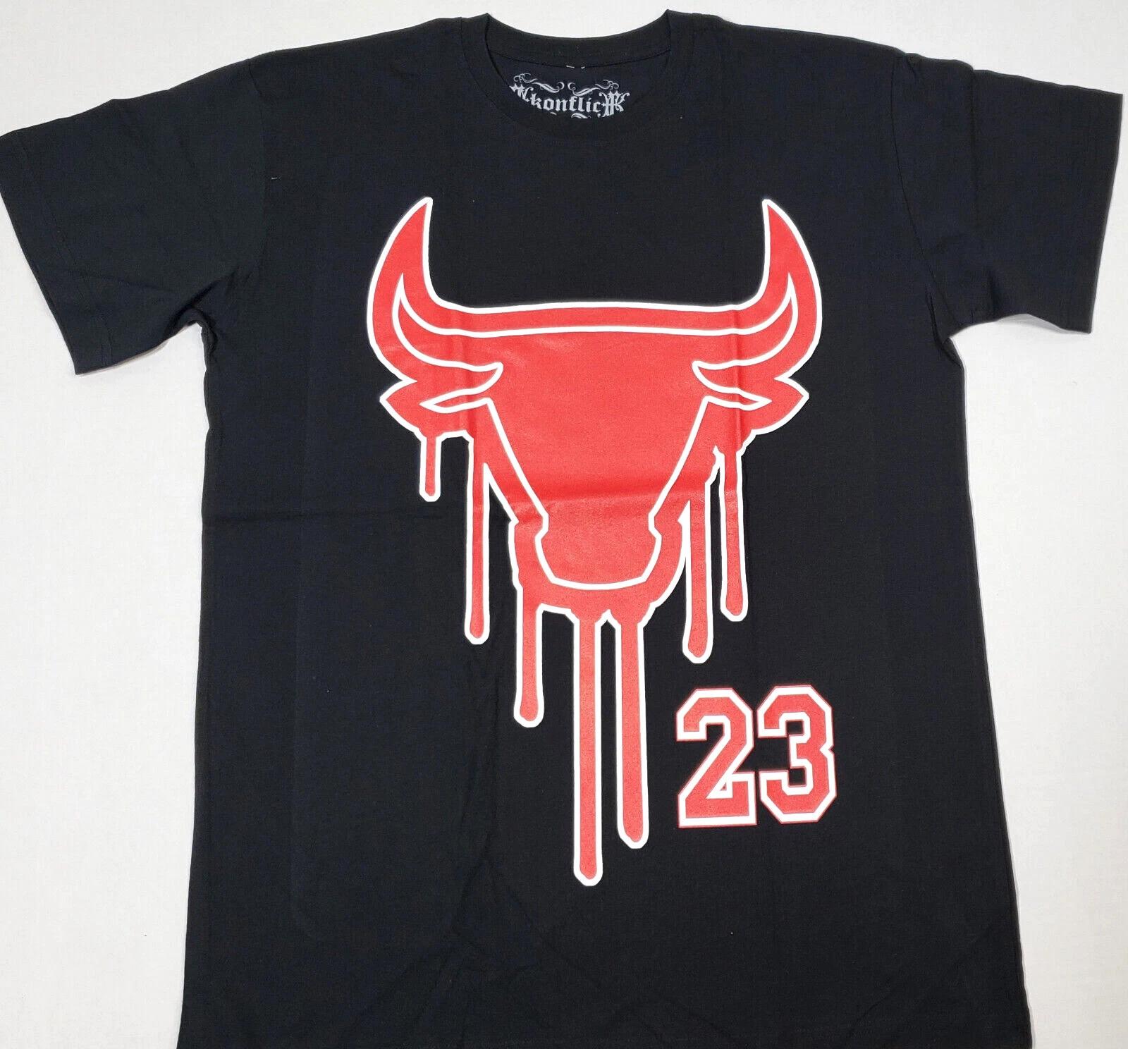 23 T-shirt 100% Cotton Tee Men s LARGE Black New L