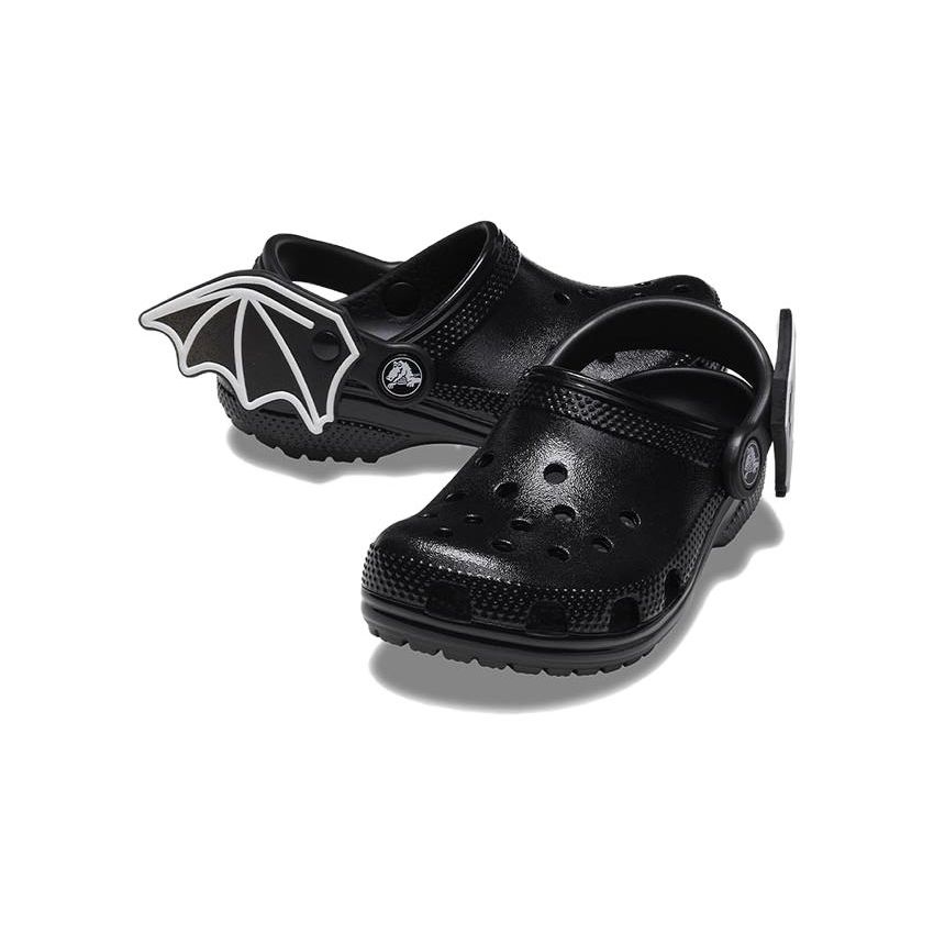 Crocs Comfortable Versatile Shock-Absorbing Durable Sandals Kids Sandals Black 209232-001