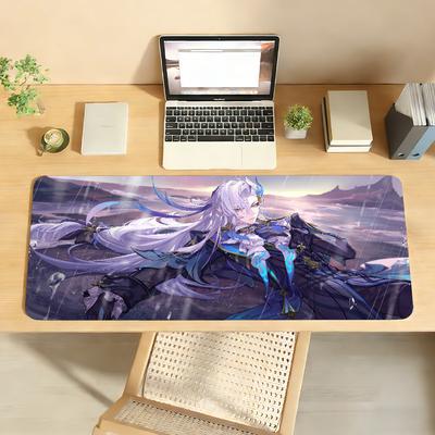 Gra Genshin Impact Neuvillette Podkładka pod mysz Komputer Laptop Gumowa Antypoślizgowa Mata pod mysz Podkładka pod mysz Gracze Dekoracja Mata na biurko