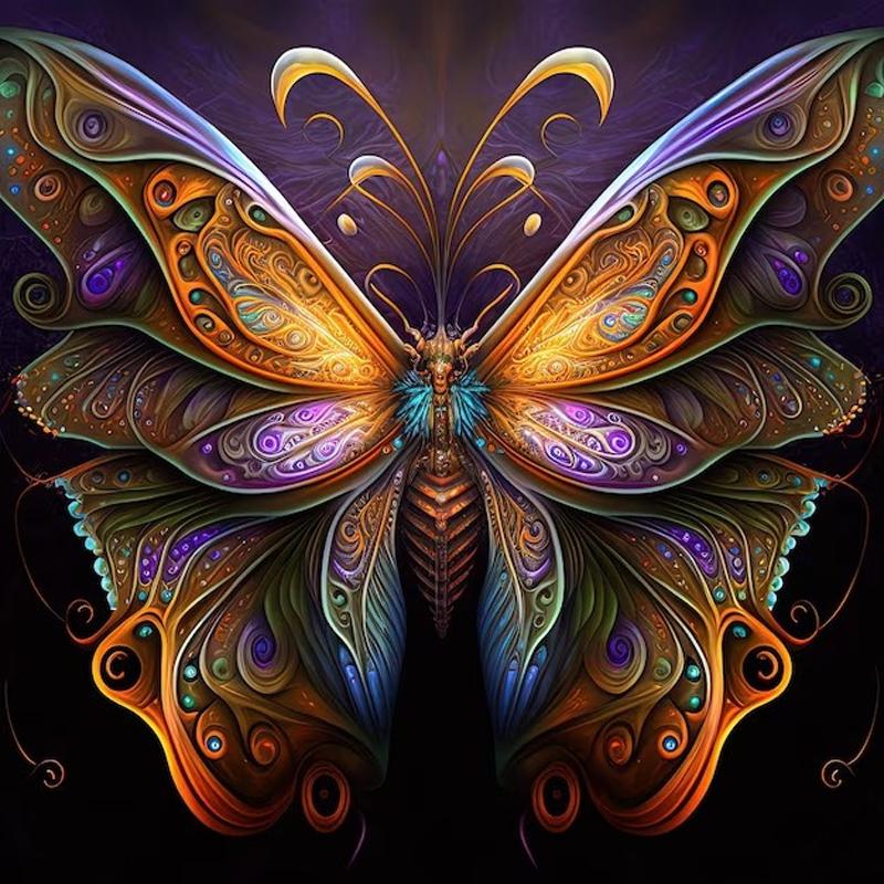 

Full 5D DIY Diamond Painting Butterfly Diamond Embroidery Full Cross Stitch Home Decor Handmade Gift 20x20cm