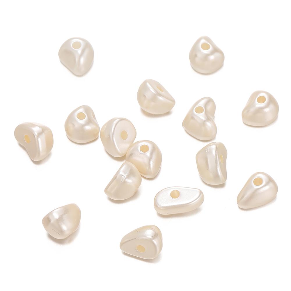 30Pcs Mixed Irregular ABS Imitation Pearls Beads Acrylic Loose Beads for Jewelry Making DIY Necklace Earrings Bracelet Necklace