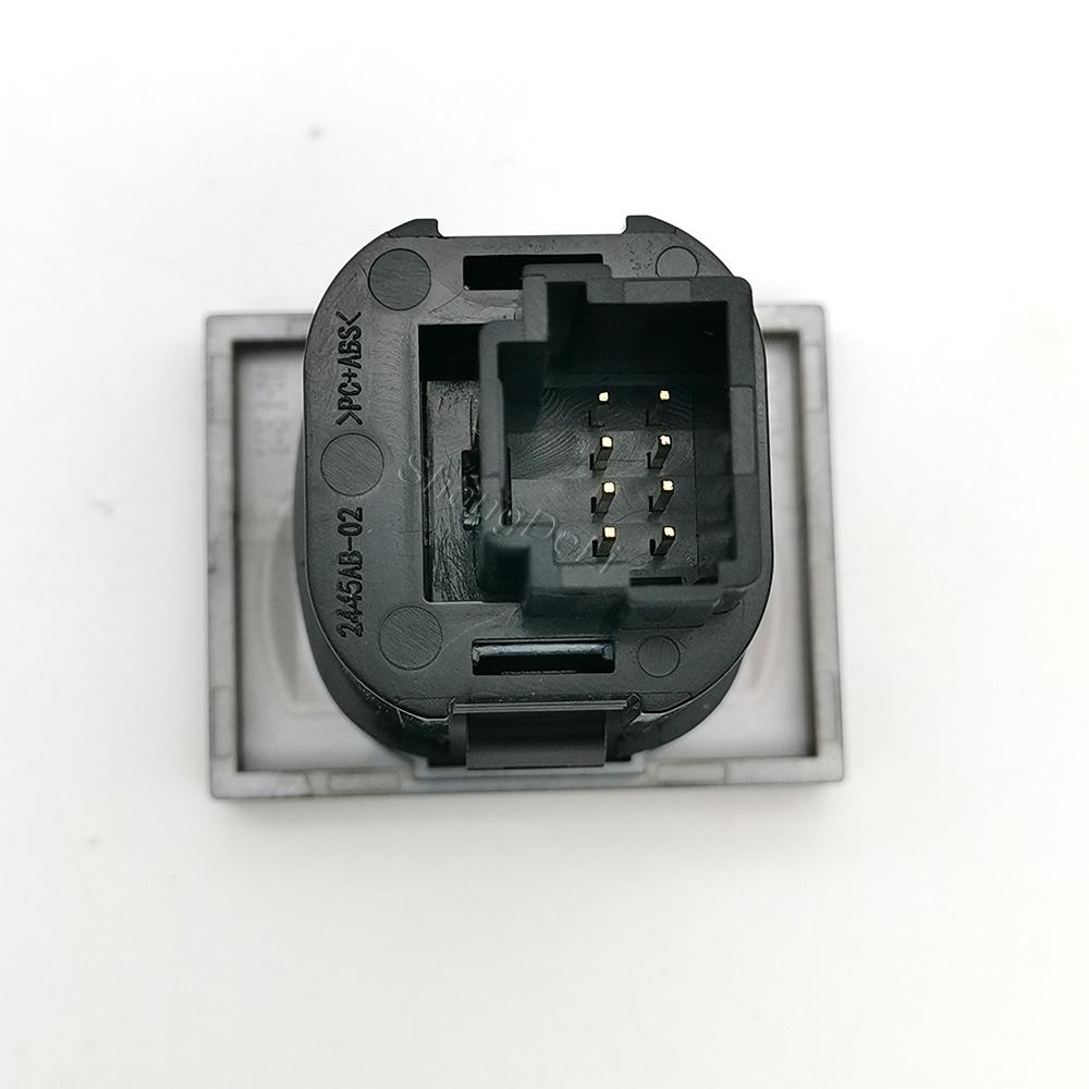 1PC Black Car LED Radar Front Rear Fog Light Power On Off Switch Button With Connect wire for Ford Focus 2 Mk2 2009 2010 2011