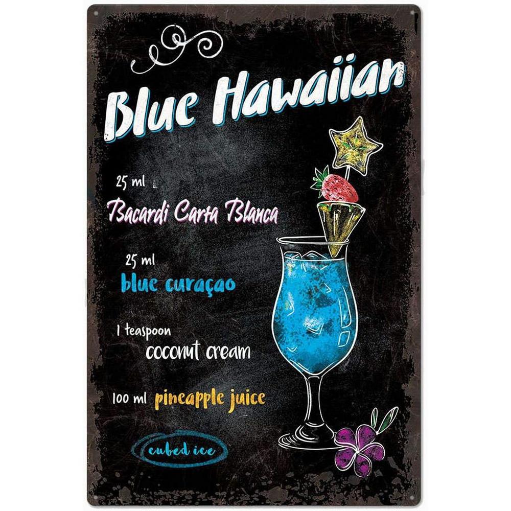 

Yellow Bird Signature Drink Vintage Retro Cocktail Metal Tin Signs Vintage Wall Decor Metal Plaque Poster For Home Club Bar Pub 20X30CM