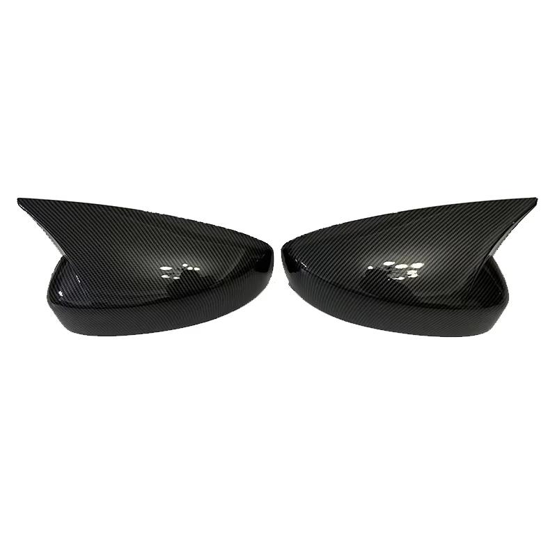 Car Rearview Side Mirror Cover For Mazda CX-5 ll 2024 2023 2022 2021 2020 2019-2017 Wing Cap StickerView Case Trim Carbon Fiber