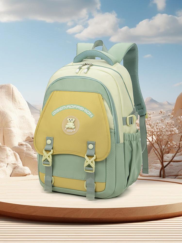 Schoolbag Female High School Student Large Capacity High Appearance Junior High School Preppy Style Simple Brand Backpack