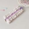 Sweet Lace Korean Style Pencil Case Desktop Storage Bow Pencil Pouch Bow Stationery Bag  Children