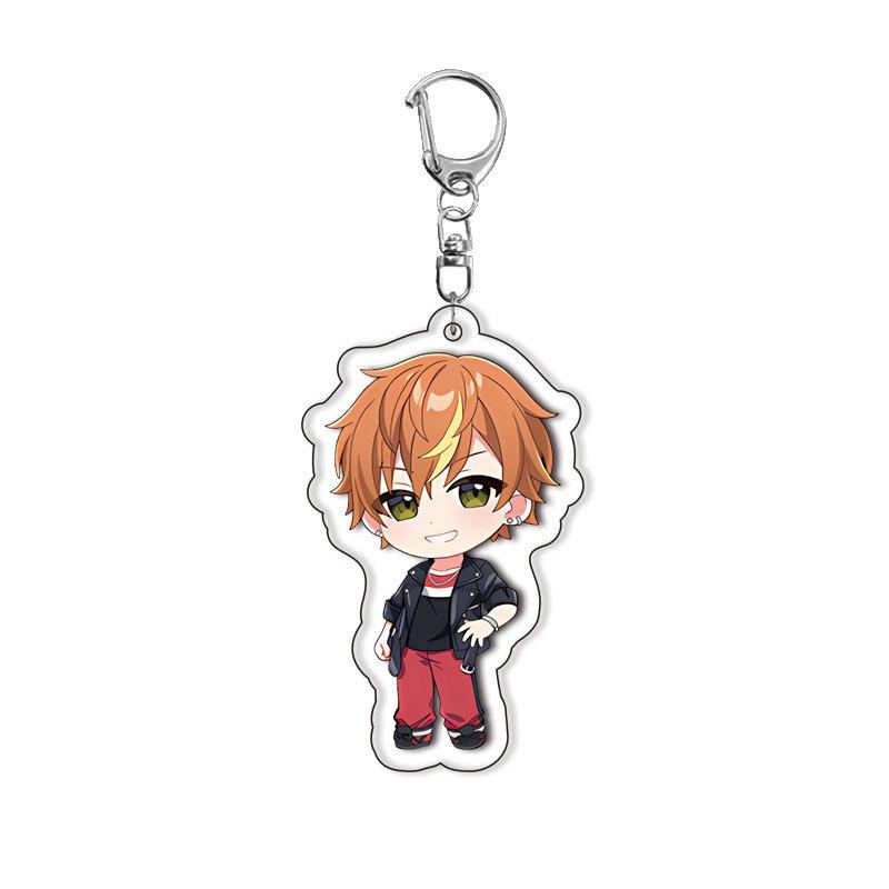 World Project Acrylic Keychain Game Related Products Girl Gift Key Rings Souvenir Cute Pendant