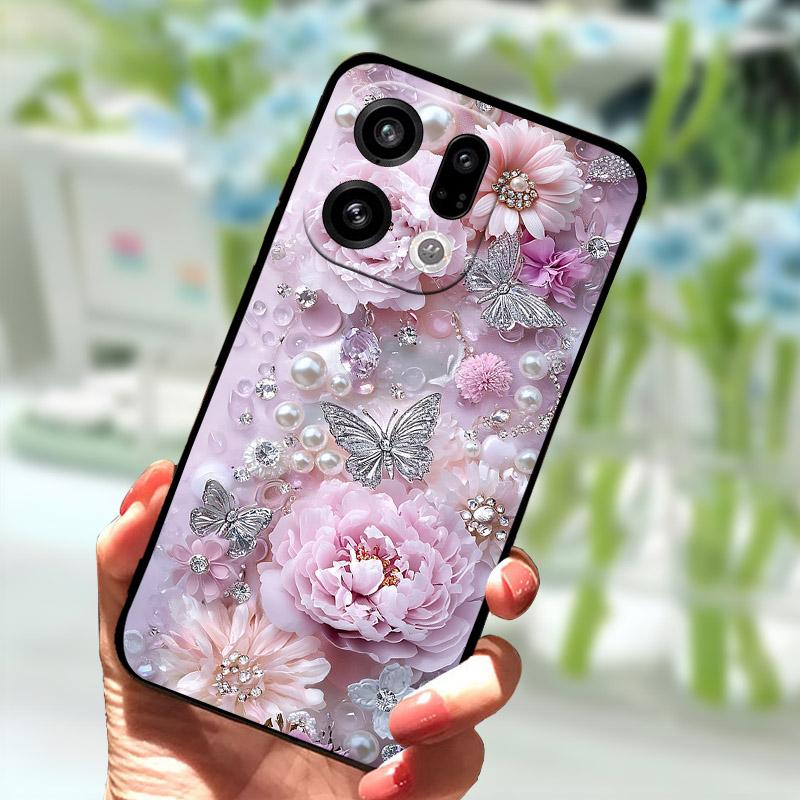 For OPPO Find X9 Pro Case FindX9 2025 New Fashion Soft TPU Silicon Protect Phone Cover For OPPO Find X 9 X9Pro Shockproof Bumper