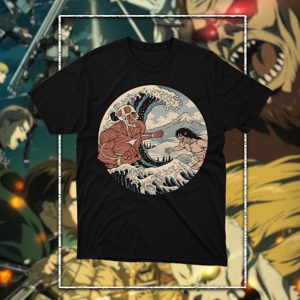 Attack on Titan anime 2026 AOT Graphic Unisexs TShirt Unisex ONeck 100 Cotton Short Sleeve Y2k Oversized Fashion Popular Tee