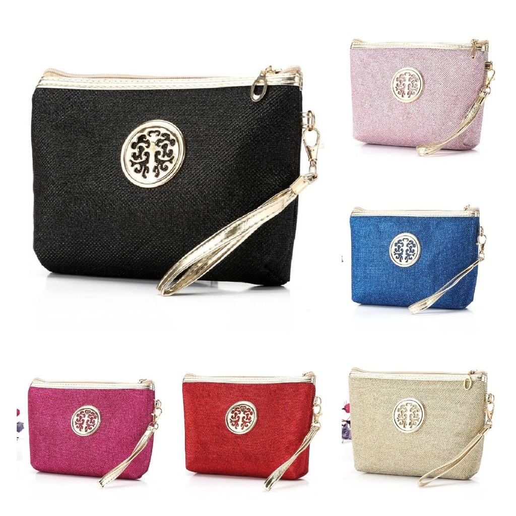 Classical Fashion Travel Cosmetic Toiletry Bag Stylish Portable Makeup Storage Pouch