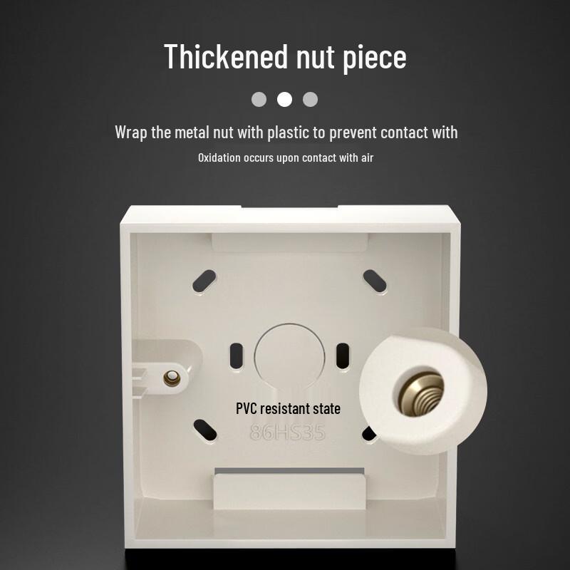 86-Type Surface Mount Switch Socket Back Box